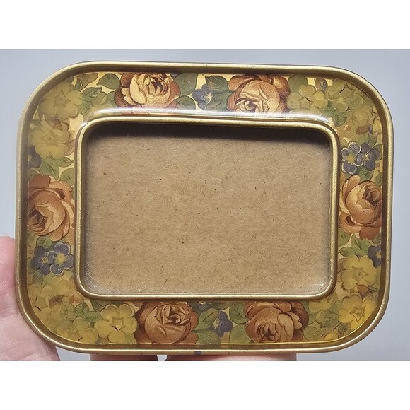 Vintage The Bucklers Inc 5th Ave NY Enamel Picture Photo Frame Swivel Back Heavy - Picture 2 of 16